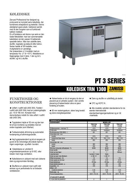 KØLEDISK TRN 1300 - Electrolux