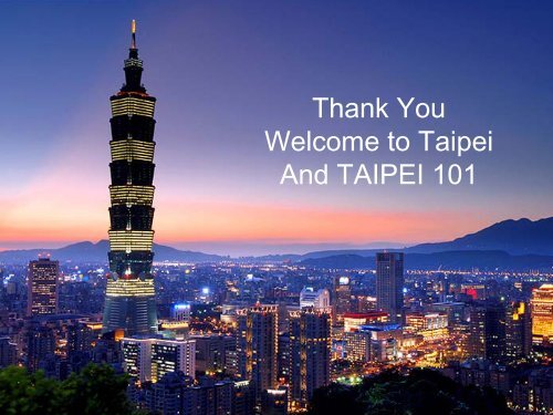 TAIPEI 101 TOWER