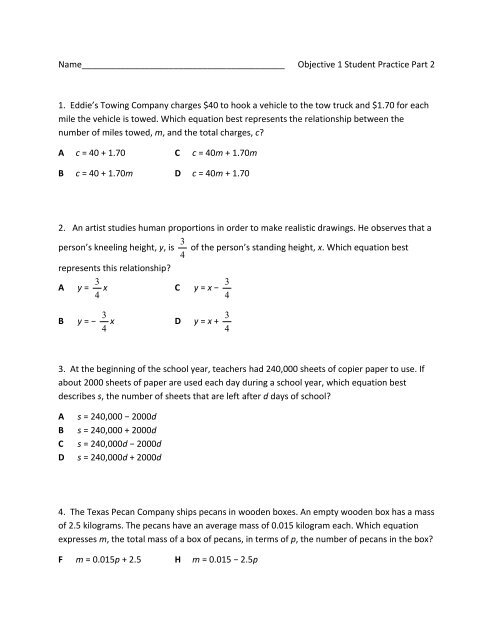 Student Practice Part 2