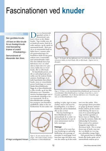 Fascinationen ved knuder. (The fascination of knots)