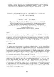 Preliminary magnetostratigraphy for Jurassic/Cretaceous transition ...