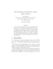 Decompositions of graphs into a given clique-extension - Portal de ...