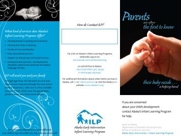 Parent Brochure - Alaska Department of Health and Social Services ...