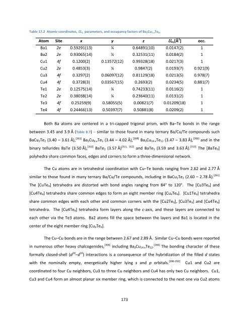 Exploration and Optimization of Tellurium‐Based Thermoelectrics