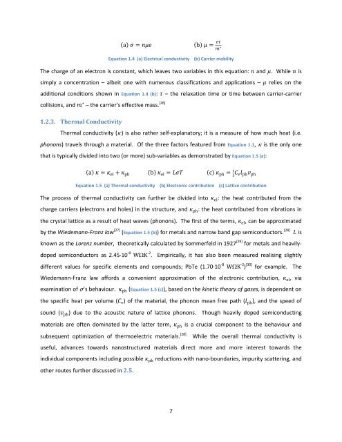 Exploration and Optimization of Tellurium‐Based Thermoelectrics