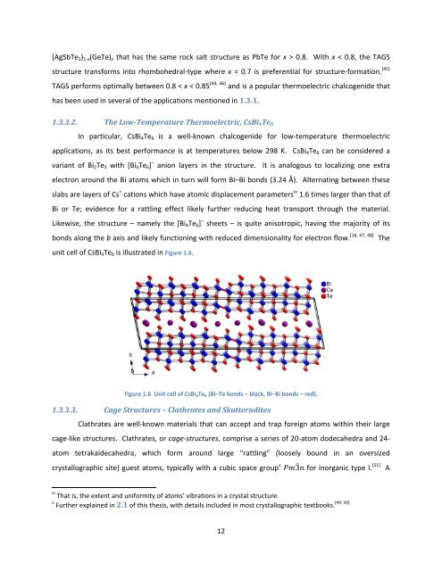 Exploration and Optimization of Tellurium‐Based Thermoelectrics