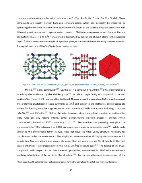 Exploration and Optimization of Tellurium‐Based Thermoelectrics