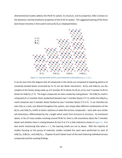 Exploration and Optimization of Tellurium‐Based Thermoelectrics