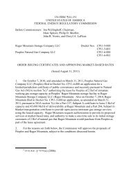 CP11-5-000 [PDF] - Federal Energy Regulatory Commission