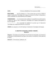 El Decreto 490/008 de 15 de octubre de 2008. RESULTANDO - Latu