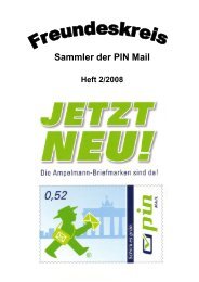 Mitteilungsblatt des Freundeskreises – Sammler der PIN Mail Nr. 2 ...
