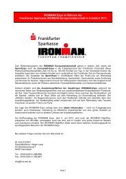 EXPO am IRONMAN GERMANY Triathlon