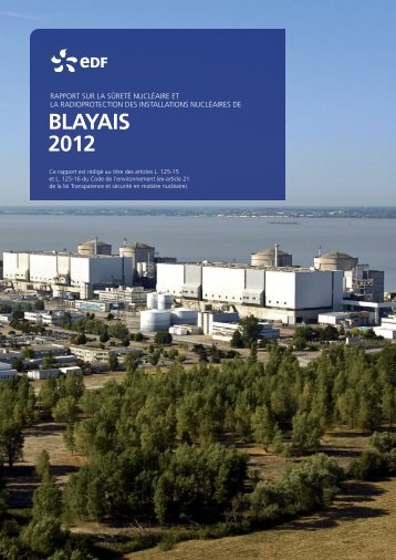 BLAYAIS 2012 - Energie EDF