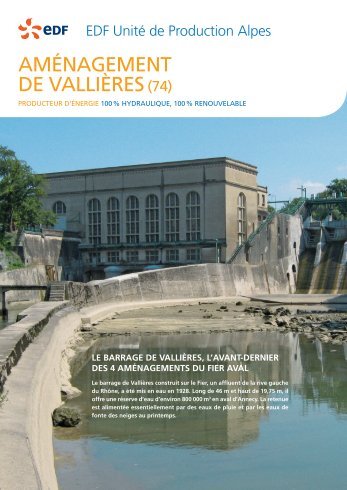 AménAgement de VAllières(74) - Energie EDF