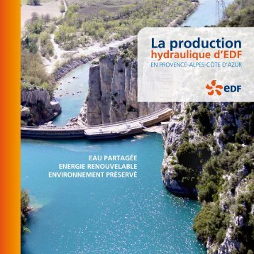 la production - Energie EDF