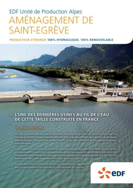 Aménagement de St Egrève (PDF 632 Ko) - Energie EDF