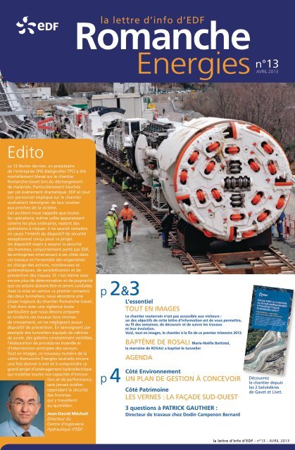 Romanche Energies n°13 - Avril 2013 (PDF 3148 Ko) - EdF