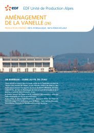 AménAgement de LA VAneLLe(26) - Energie EDF