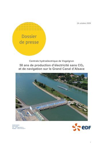 Télécharger le dossier de presse en français (PDF ... - Energie EDF