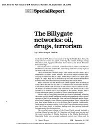 The Billygate Networks: Oil, Drugs, Terror - Executive Intelligence ...