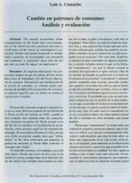 Cambio en patrones de consumo - Instituto de Investigaciones ...