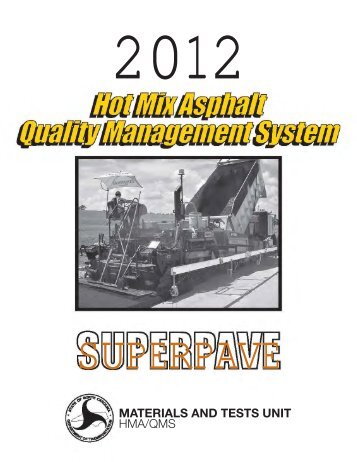 2012 QMS Asphalt Manual - Connect NCDOT - North Carolina ...