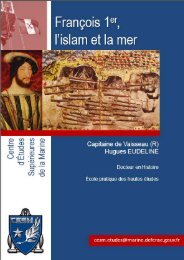 François Ier, l'Islam et la mer - CESM