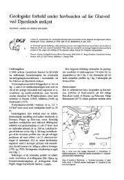 Geologiske forhold under havbunden ud for Glatved ved - Dansk ...