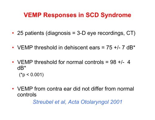 Superior Semicircular Canal Dehiscence - Stanford Hospital & Clinics