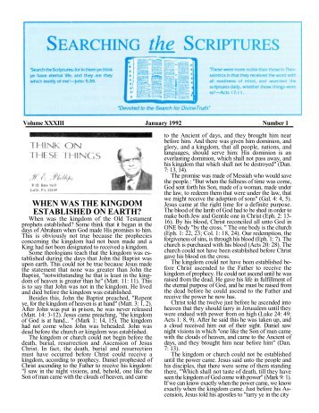 Volume 33 – 1992 (PDF) - Searching The Scriptures