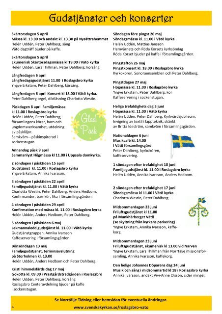 Påsk - Midsommar 2012 - Svenska kyrkan