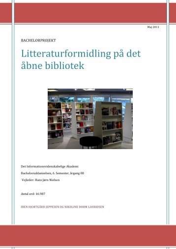 Litteraturformidling på det åbne bibliotek - Forskning