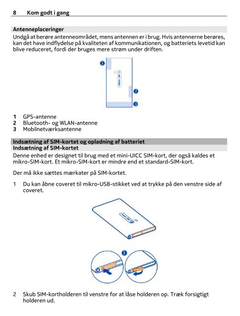 Brugervejledning til Nokia N9