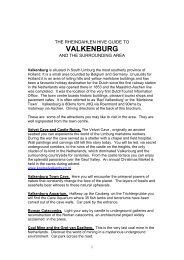 THE HIVE GUIDE TO VALKENBURG AND THE ... - BrunssumBrits