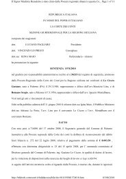 sentenza - Corte dei Conti