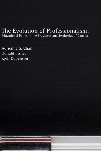 The evolution of professionalism - Centre for Policy Studies in ...