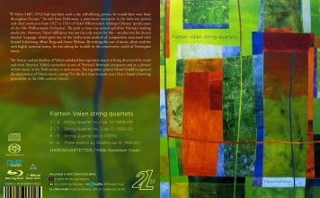 Fartein Valen string quartets - 2L