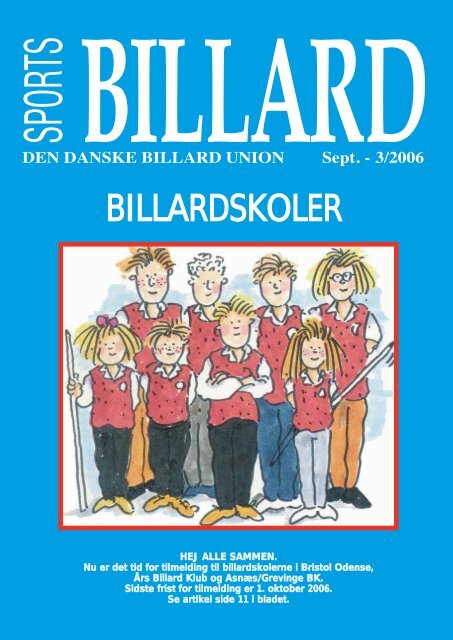 BILLARDSKOLER - Den Danske Billard Union