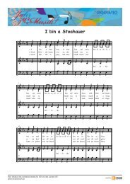 I bin a Stoahauer - Jahr zur Musik
