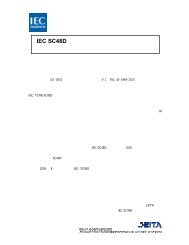 IEC SC48D 「電子機器の機械的構造 標準化」 規格の現状と ... - JEITA