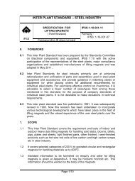 Specification for Lifting Magnets (Third Revision)