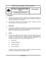 Method of periodic maintenance of WDS-6 locomotives in steel plant