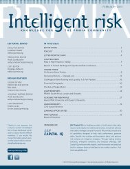 Intelligent Risk - PRMIA