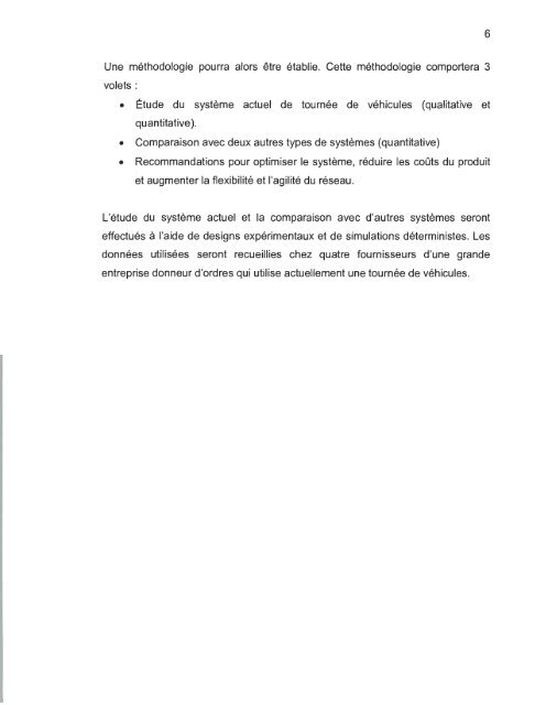 Effet de l'optimisation de la chaîne logistique sur l'agilité des ...