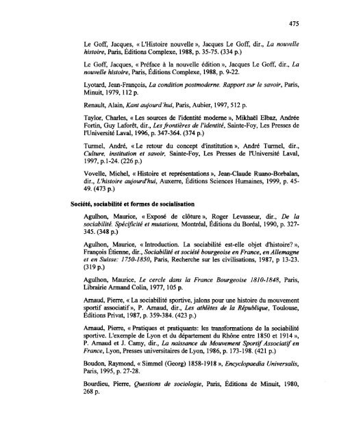 une histoire sociale du curling au Québec de 1807 à 1980