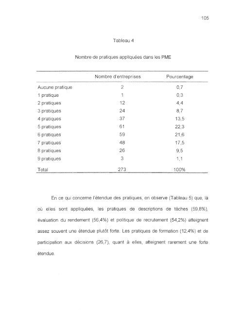 Impacts de certaines pratiques stratégiques de gestion des ...