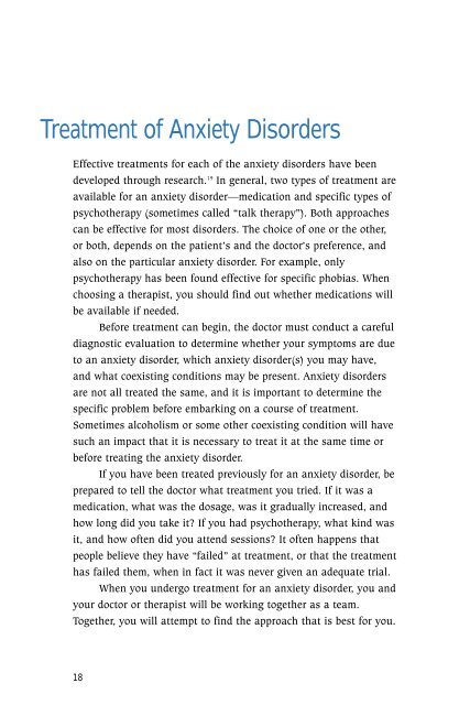 Anxiety Disorders - CD8 T cells