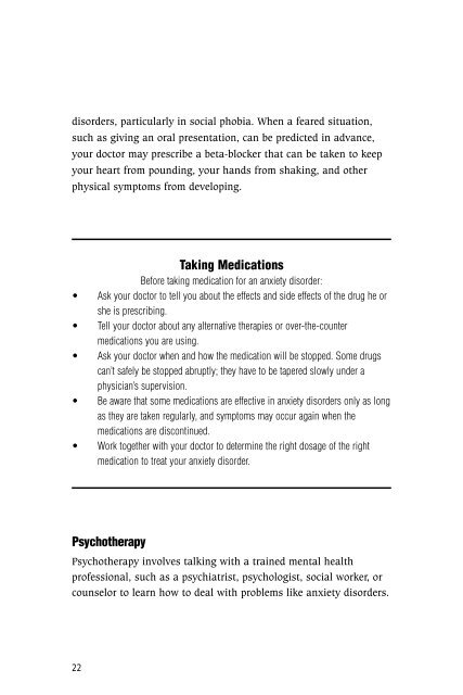 Anxiety Disorders - CD8 T cells