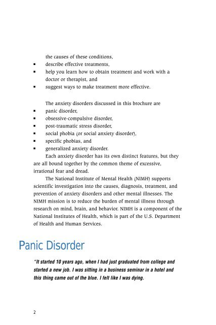 Anxiety Disorders - CD8 T cells