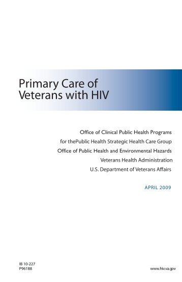 Primary Care of Veterans With HIV (PDF) - HIV/AIDS - US ...